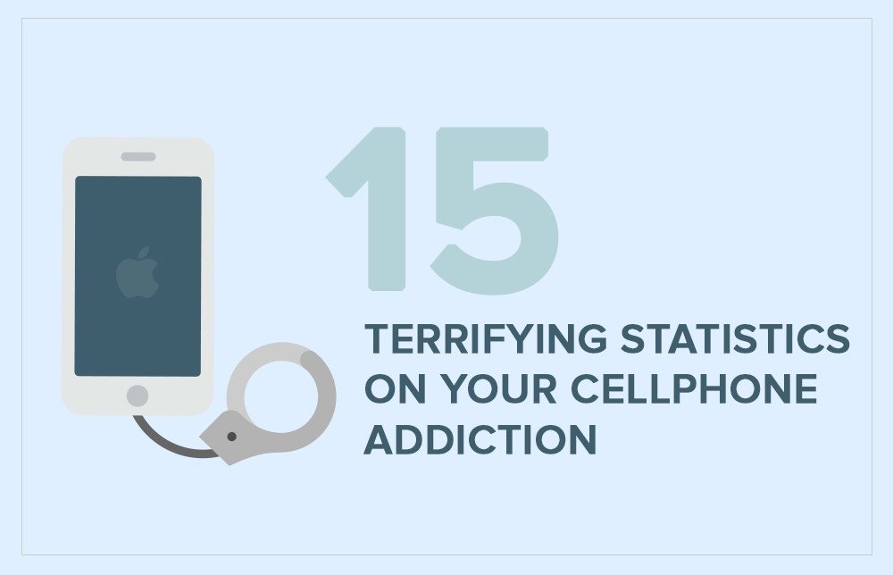 15 Terrifying Statistics On Your Cellphone Addiction