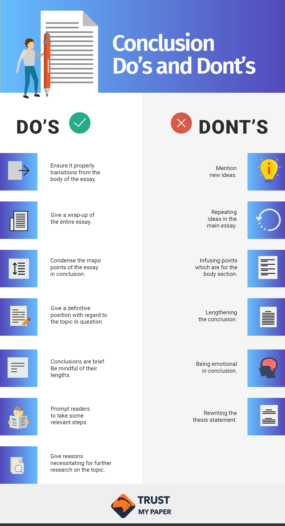 types of conclusions in essays